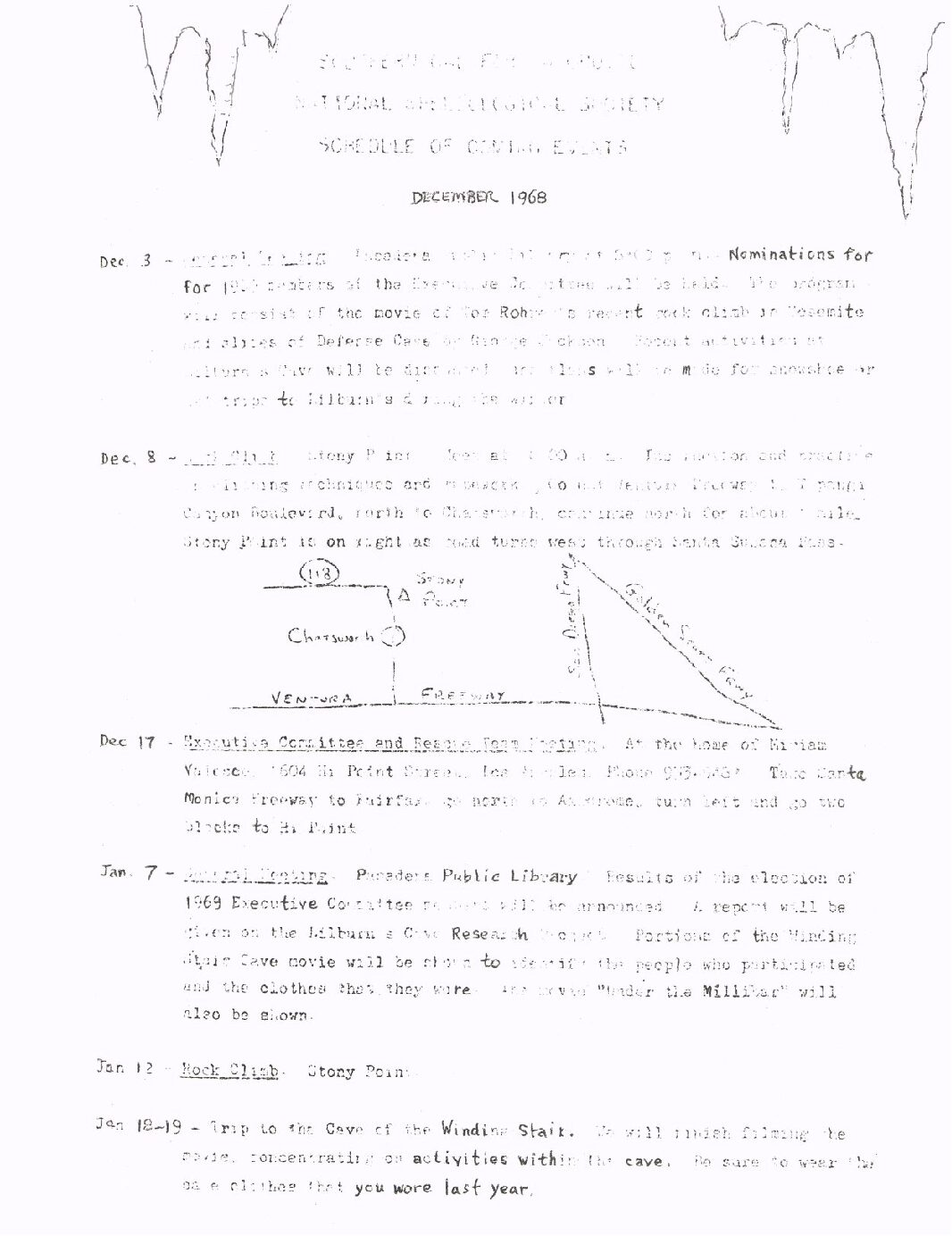 1968 December – SCG Newsletter