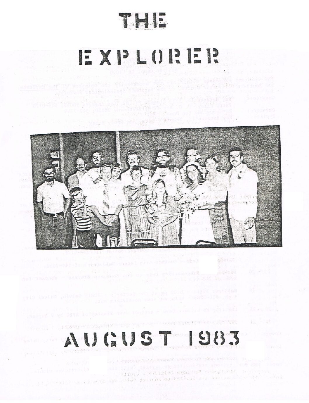 1983 August – The Explorer