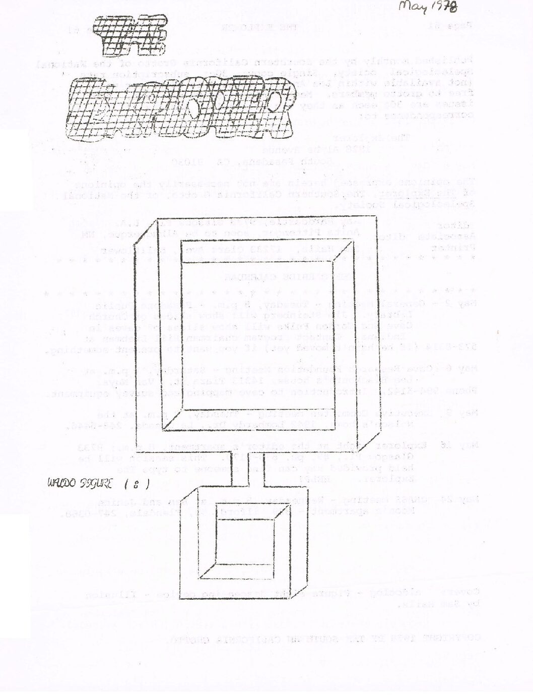 1978 May – The Explorer