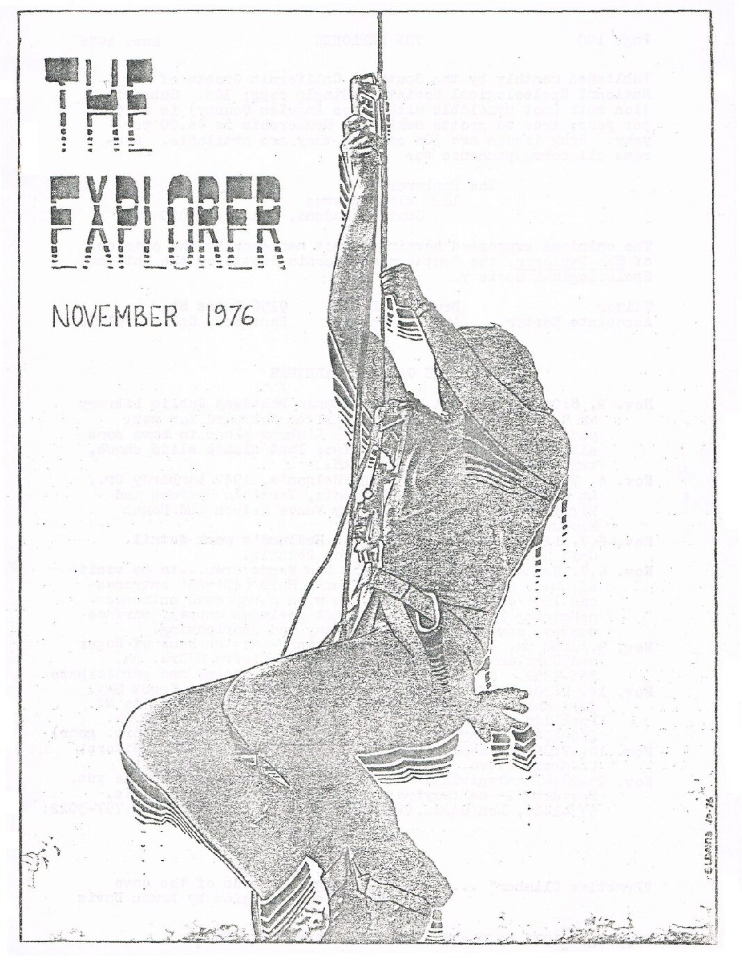 1976 November – The Explorer