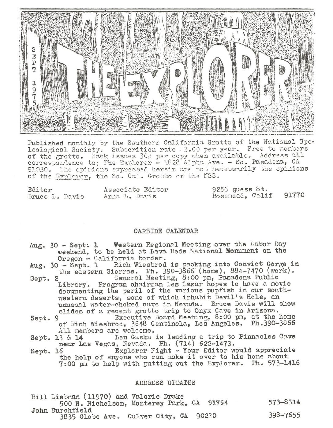 1975 September – The Explorer