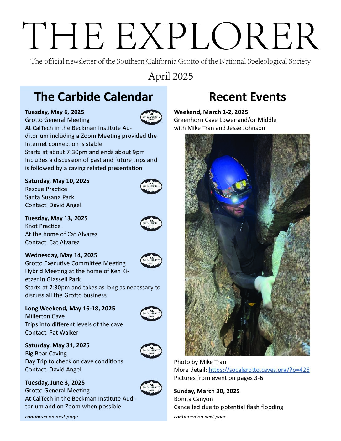 2025 April – The Explorer